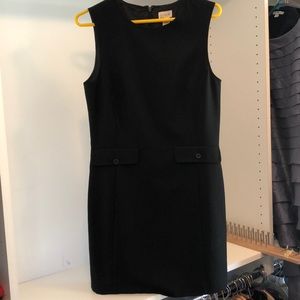 J. Crew minidress black Italian wool size 6